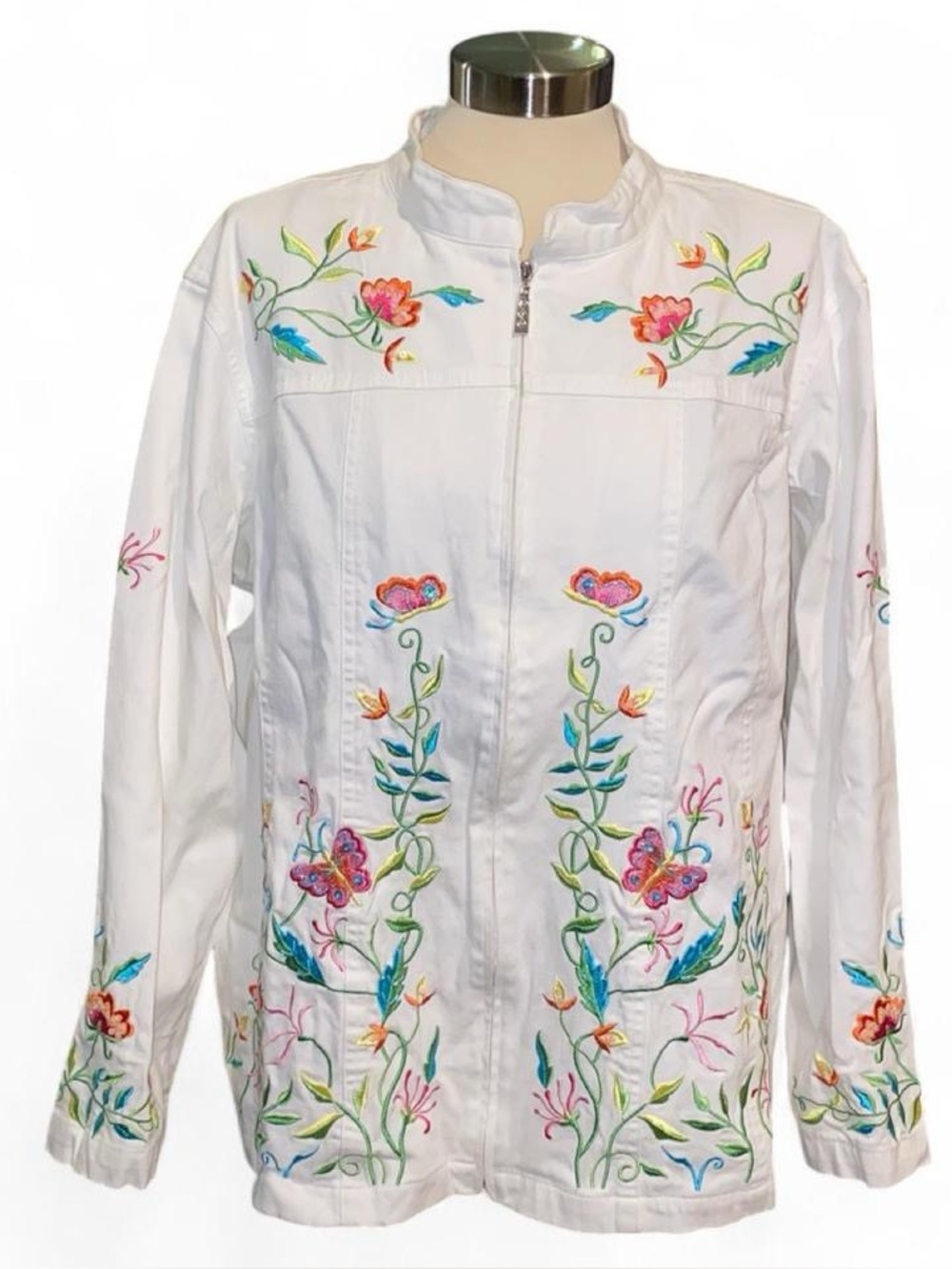 Embroidered Floral Women's Jacket